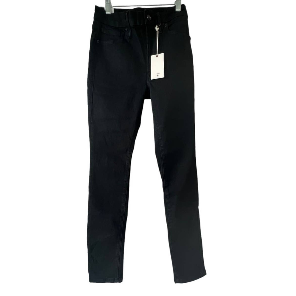 Good American Always Fits Good Legs High Rise Black Jeans